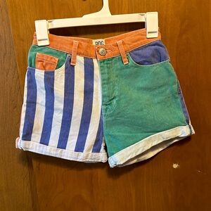 Festival denim shorts size 24